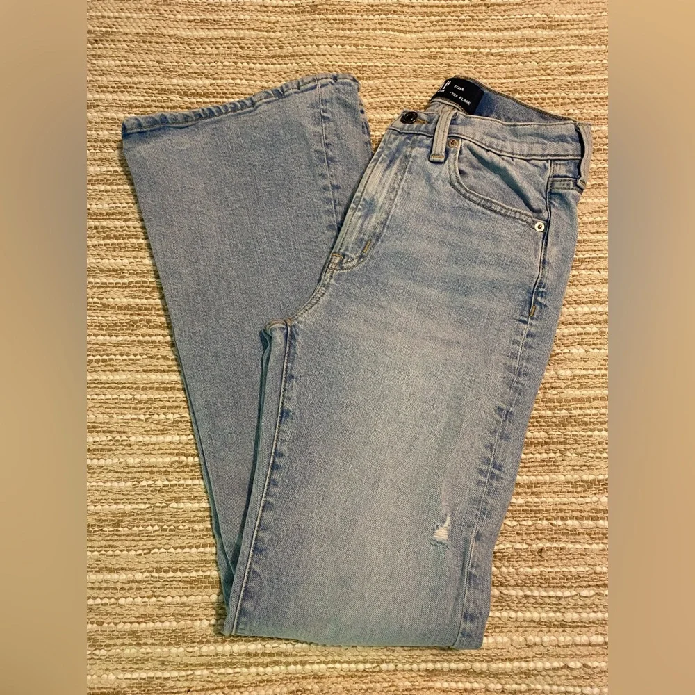 ‼️distressed 70s flare jean‼️ - Picture 5 of 11